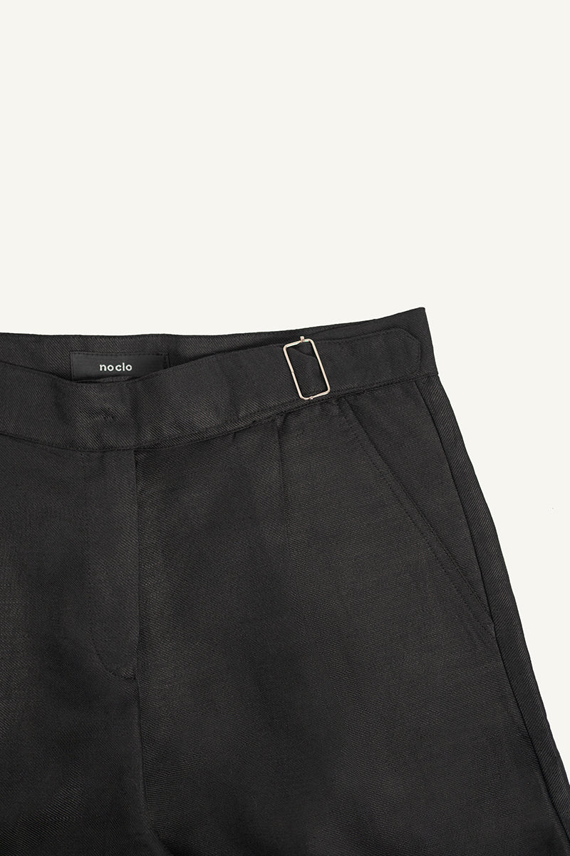 Trousers with Buckle Detail
