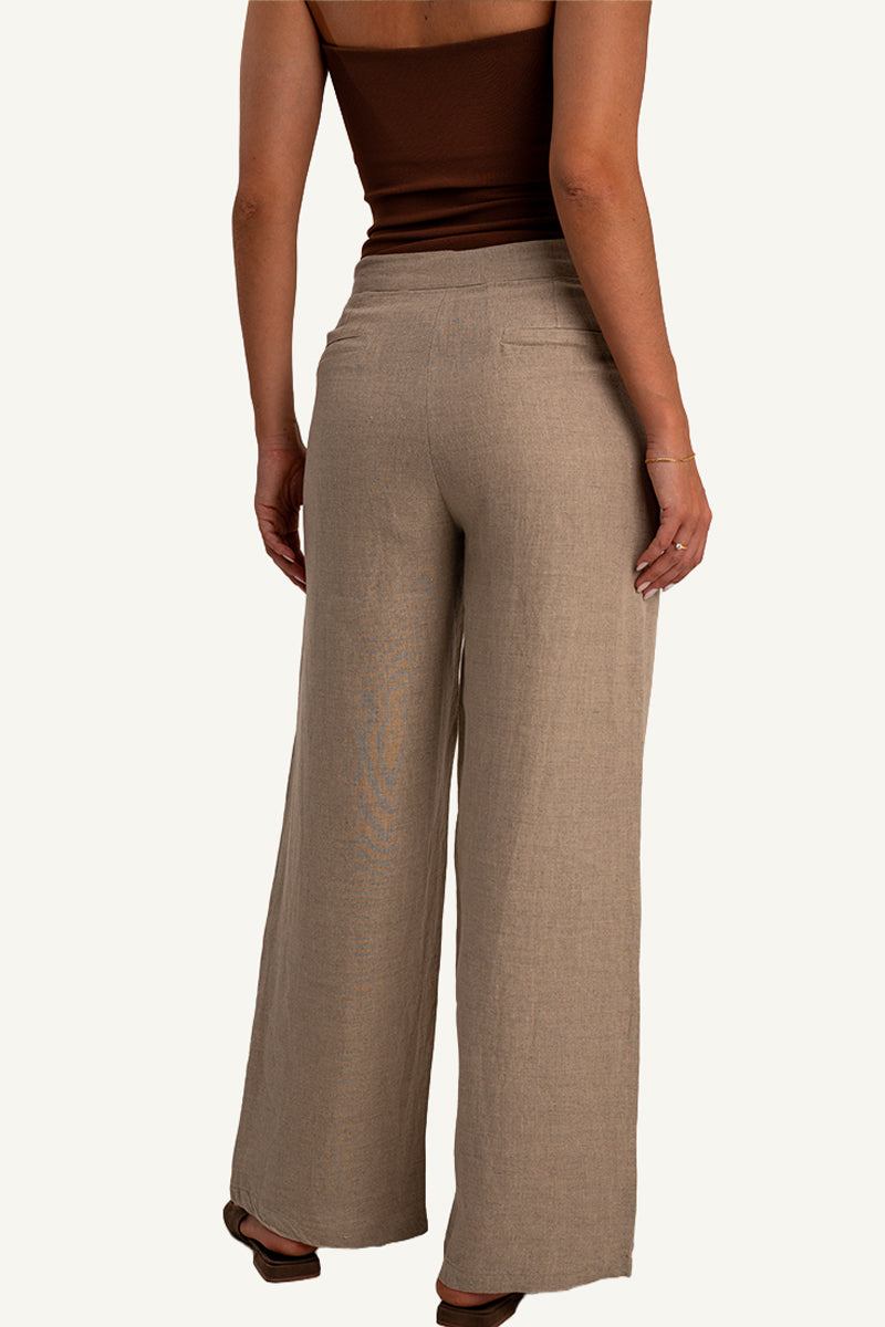 Trousers with Buckle Detail