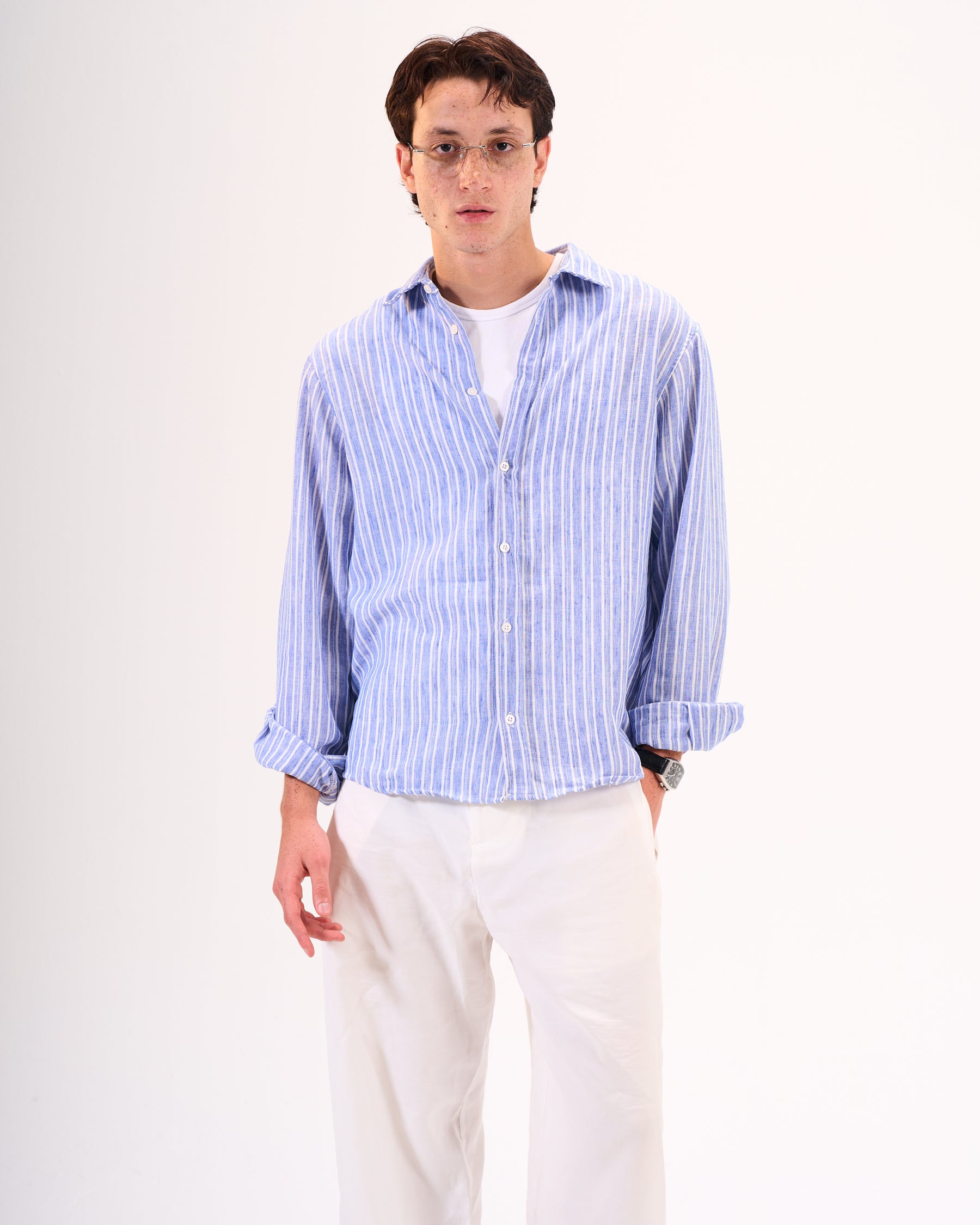 Striped blue Chemise