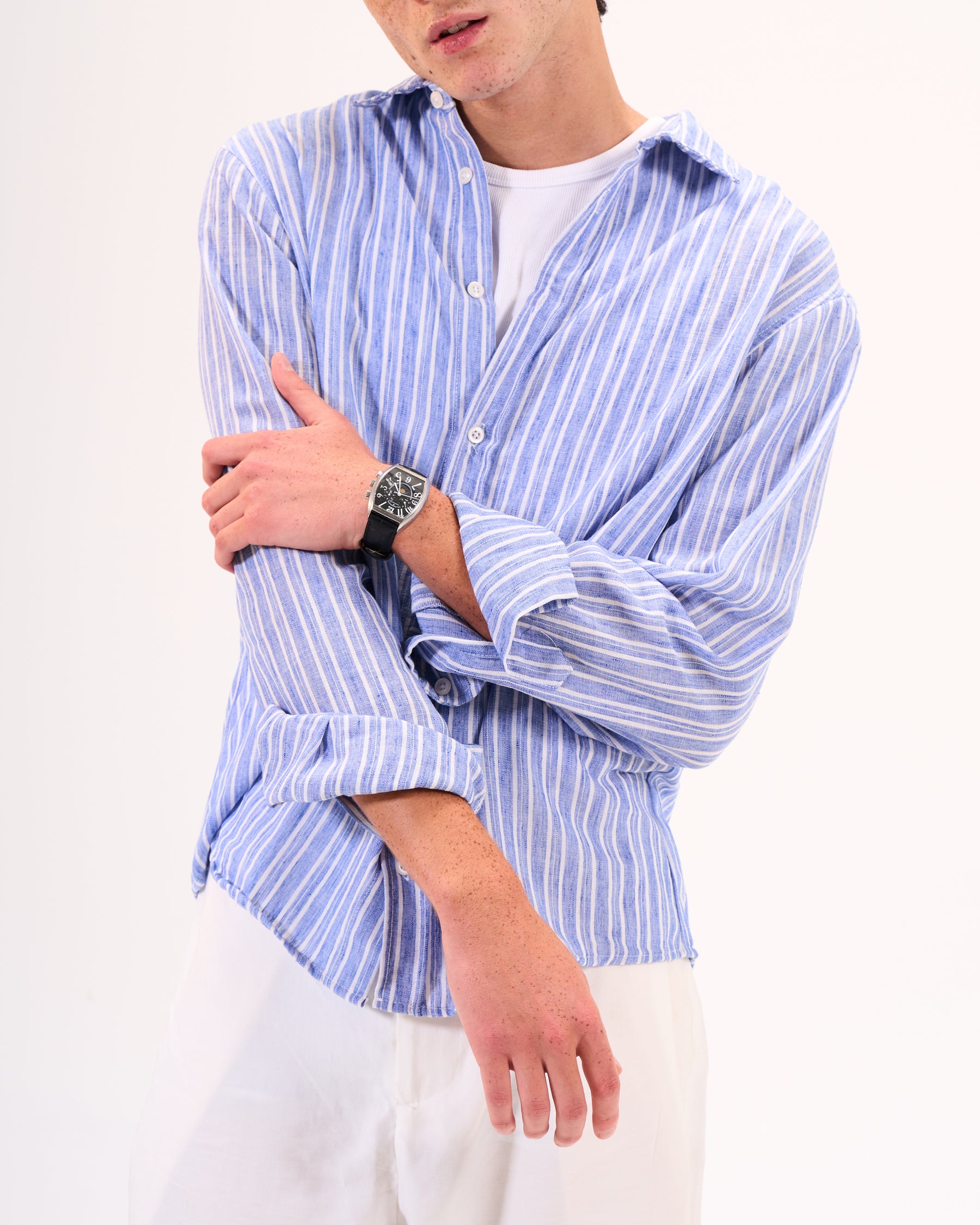 Striped blue Chemise