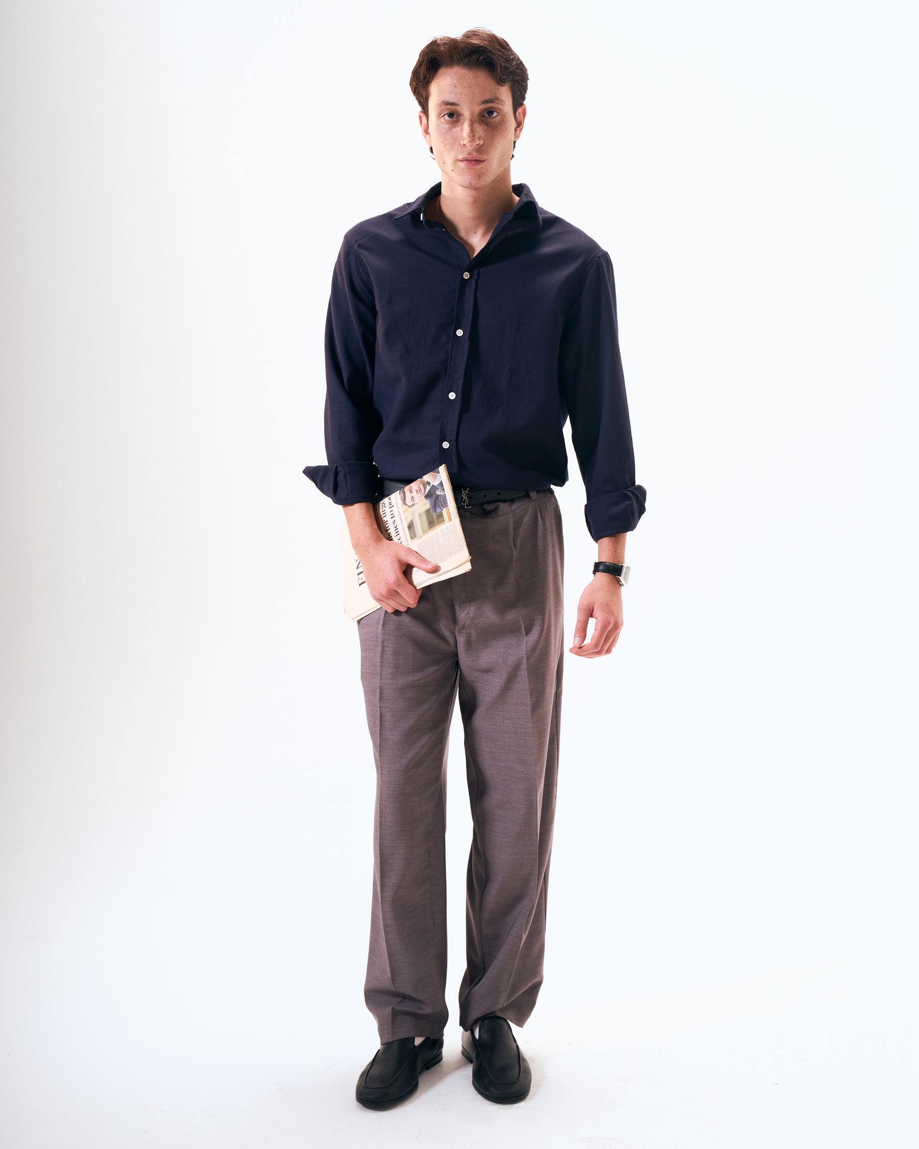 Textured Trousers