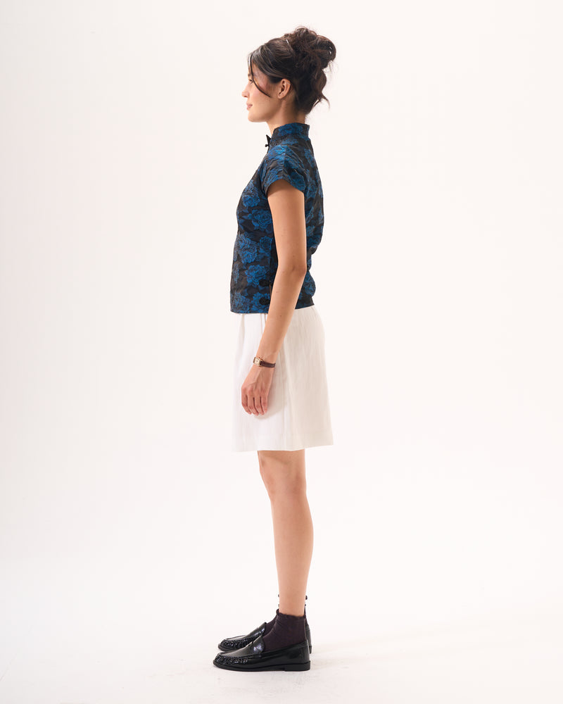 Blue Qipao Top