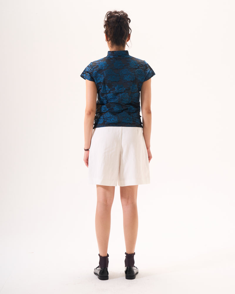 Blue Qipao Top