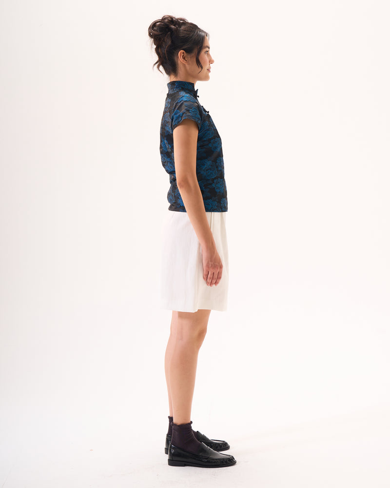 Blue Qipao Top